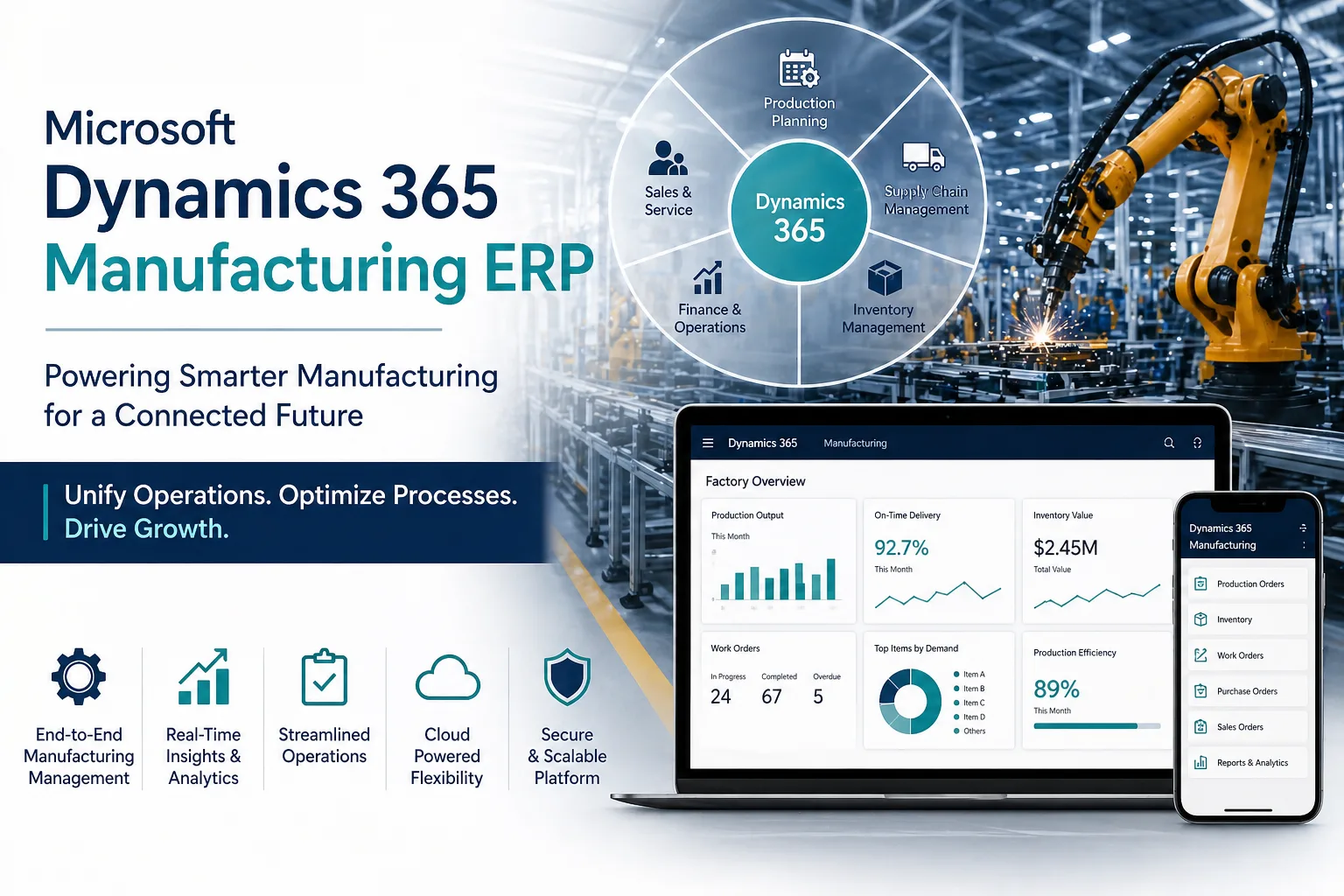 Why Microsoft Dynamics 365 Is a Game-Changer for Manufacturers' Industries