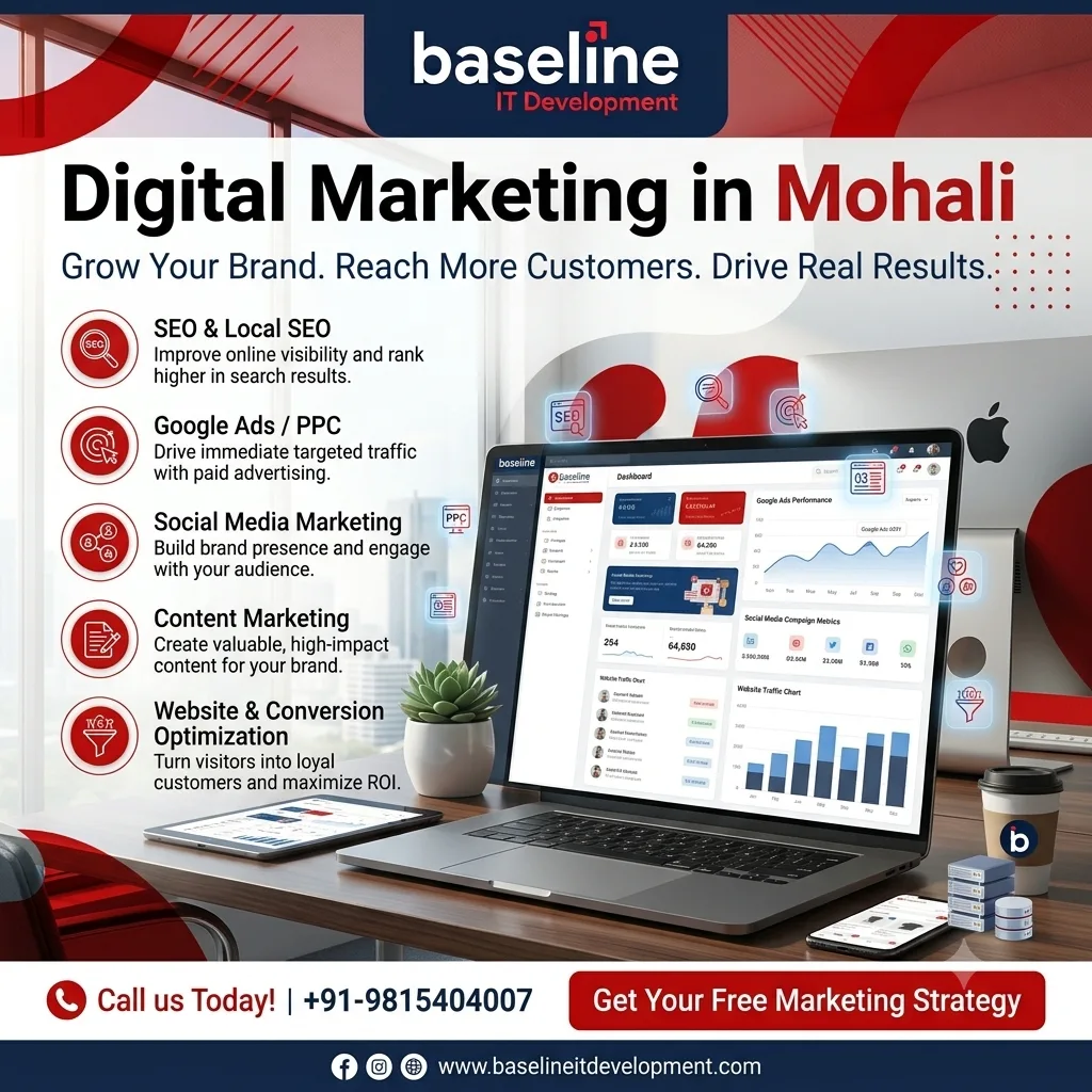 How the Right Digital Marketing Agency in Mohali Can Help Your Business Grow Online