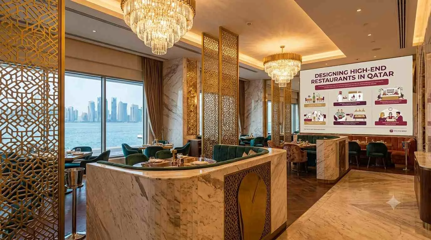 How to Design a High-End Restaurant Interior in Qatar