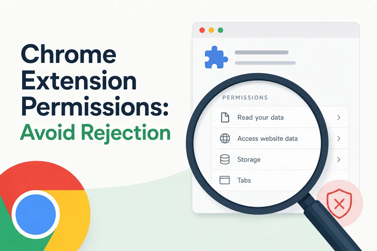 Chrome Extension Permissions: What to Request, What Gets You Rejected, and How to Explain Them to Users