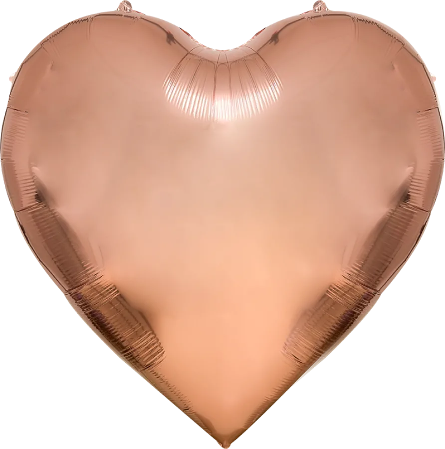 10 Creative Ways to Decorate with a Metallic Rose Gold Heart Foil Balloon