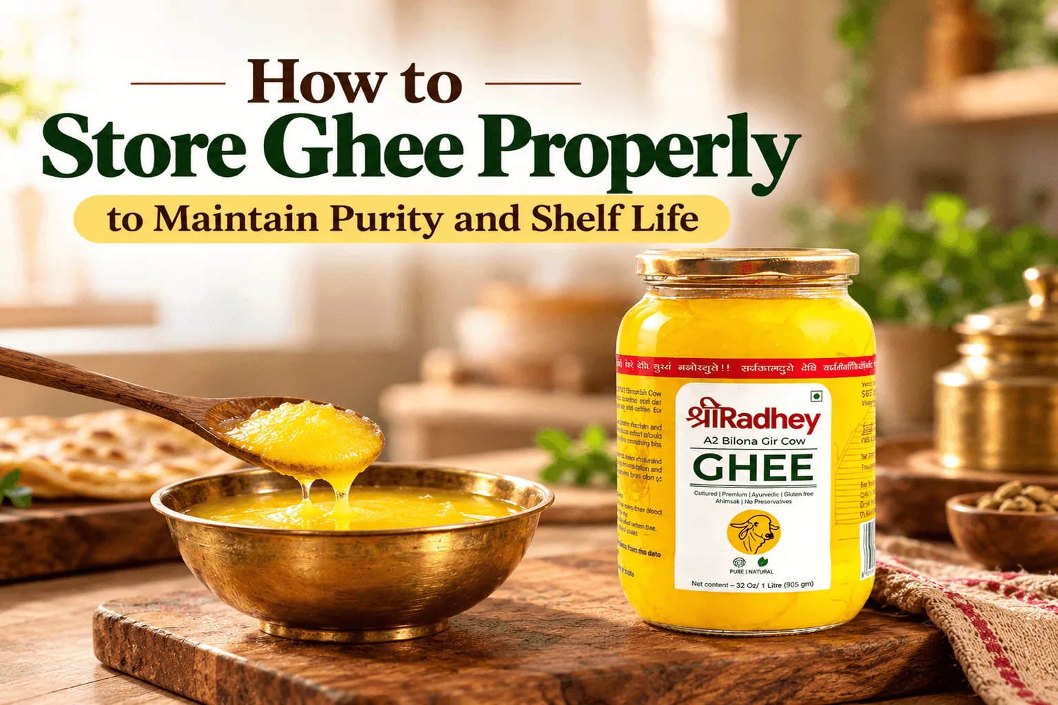 How to Store Ghee at Home to Preserve Freshness and Quality