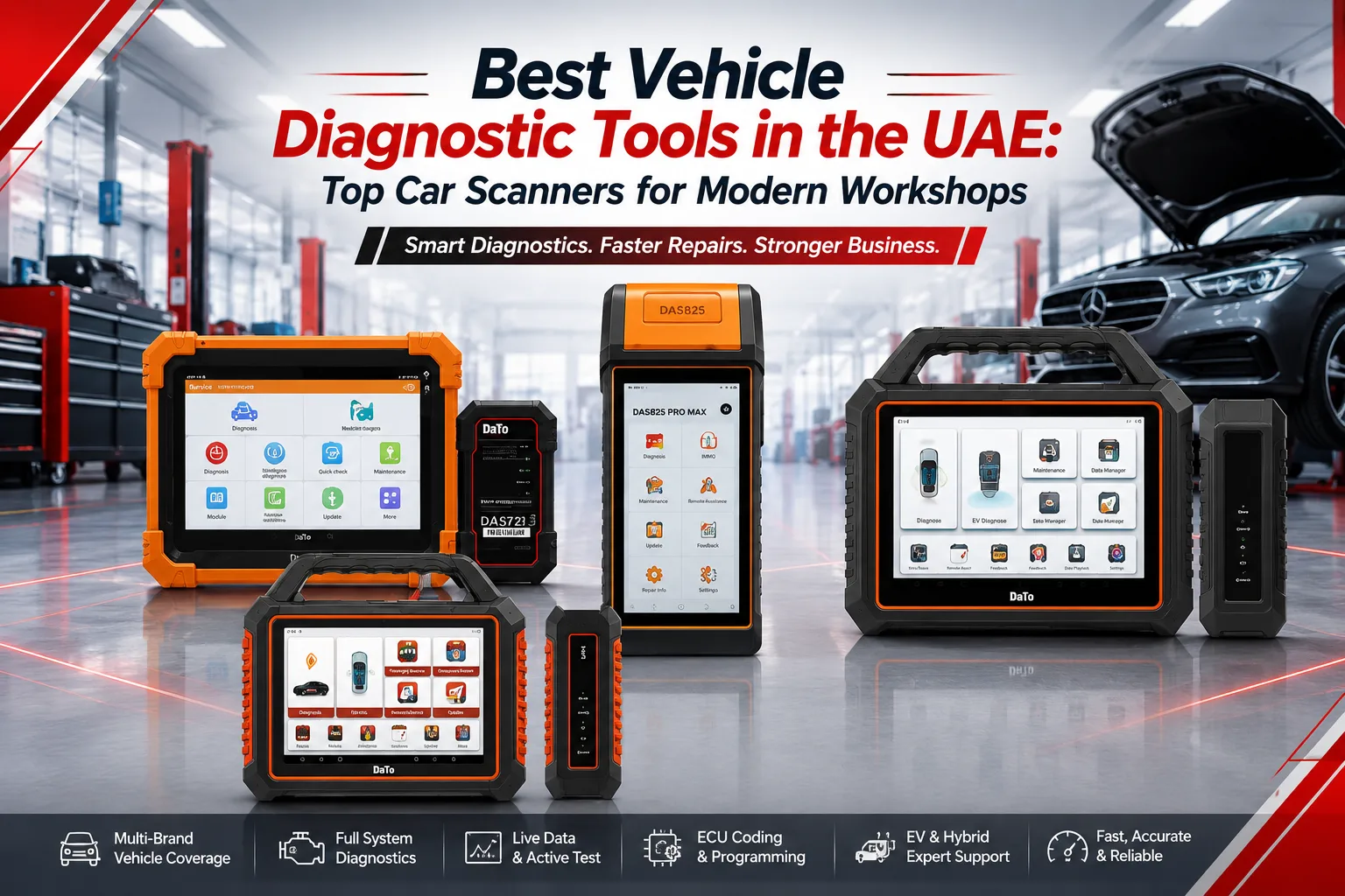 Best Vehicle Diagnostic Tools in the UAE: Top Car Scanners for Modern Workshops