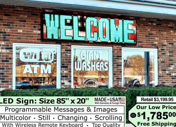 Maximizing Retail Success with Outdoor Electronic Signs