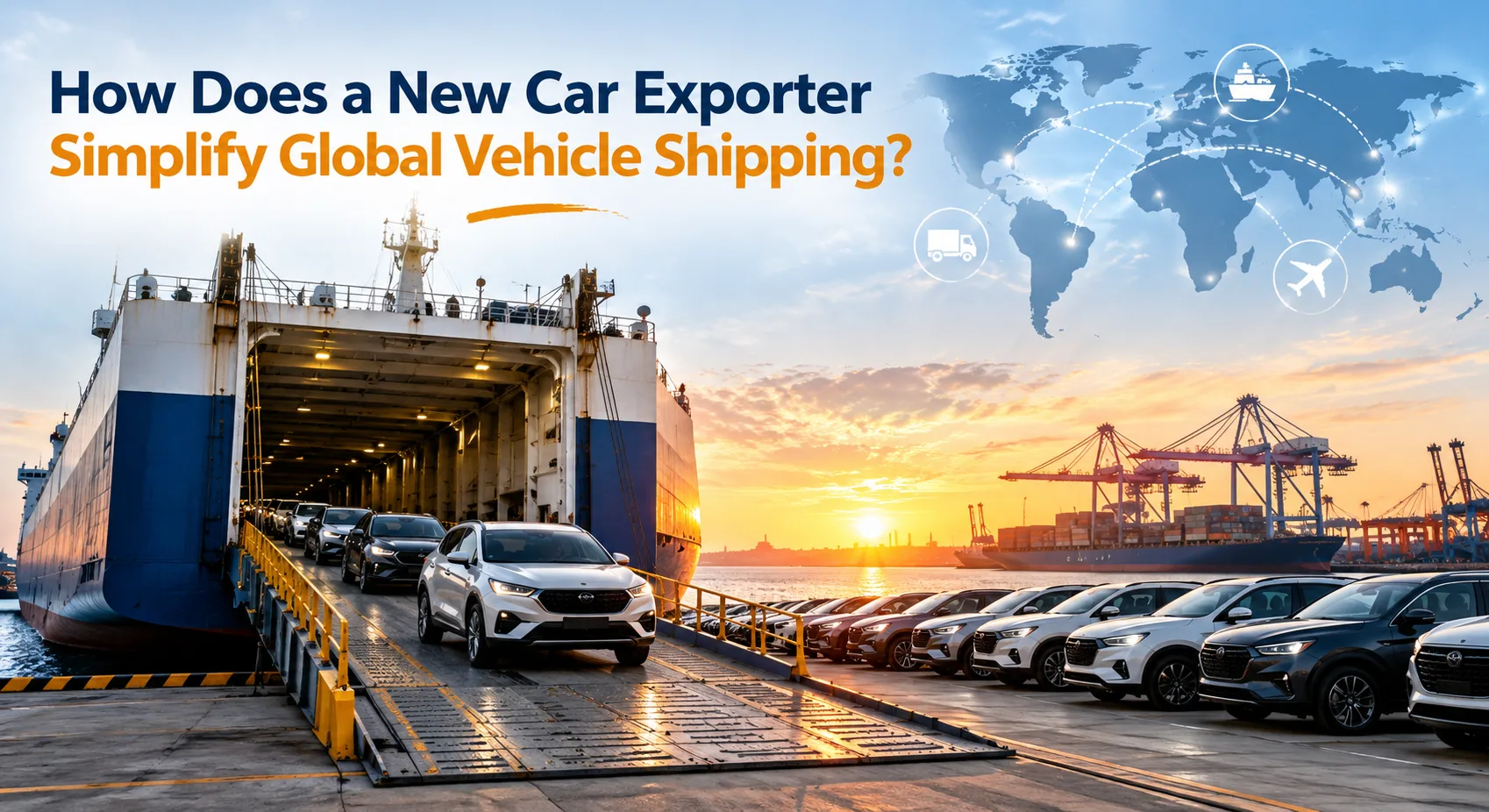 How Does a New Car Exporter Simplify Global Vehicle Shipping?