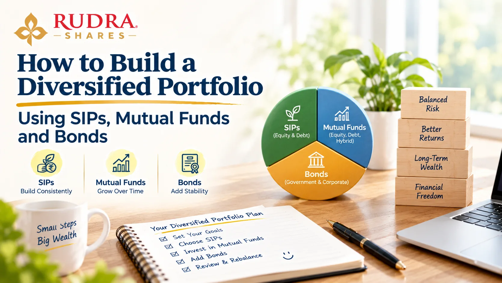 How to Build a Diversified Portfolio Using SIPs, Mutual Funds and Bonds
