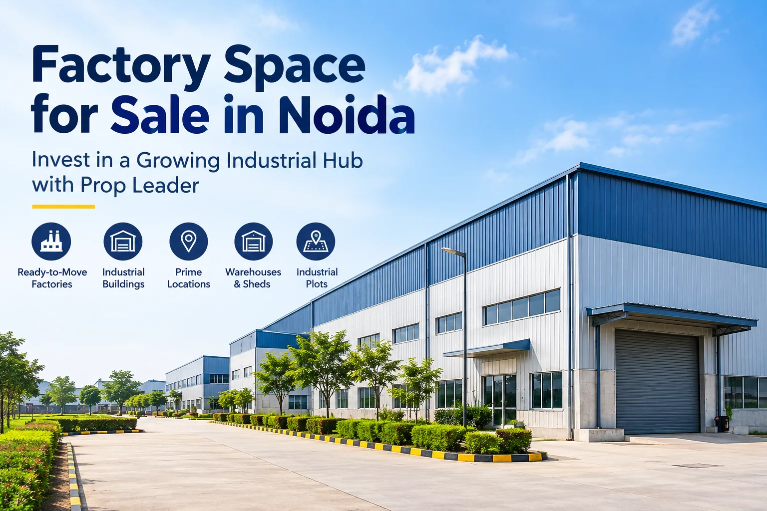 Factory Space for Sale in Noida – Find the Right Industrial Property