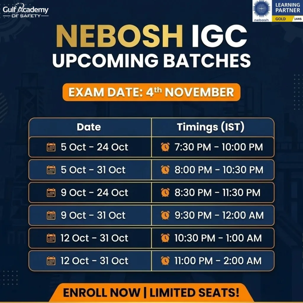 Why Every Organisation Should Invest in NEBOSH IGC Training for Its Teams