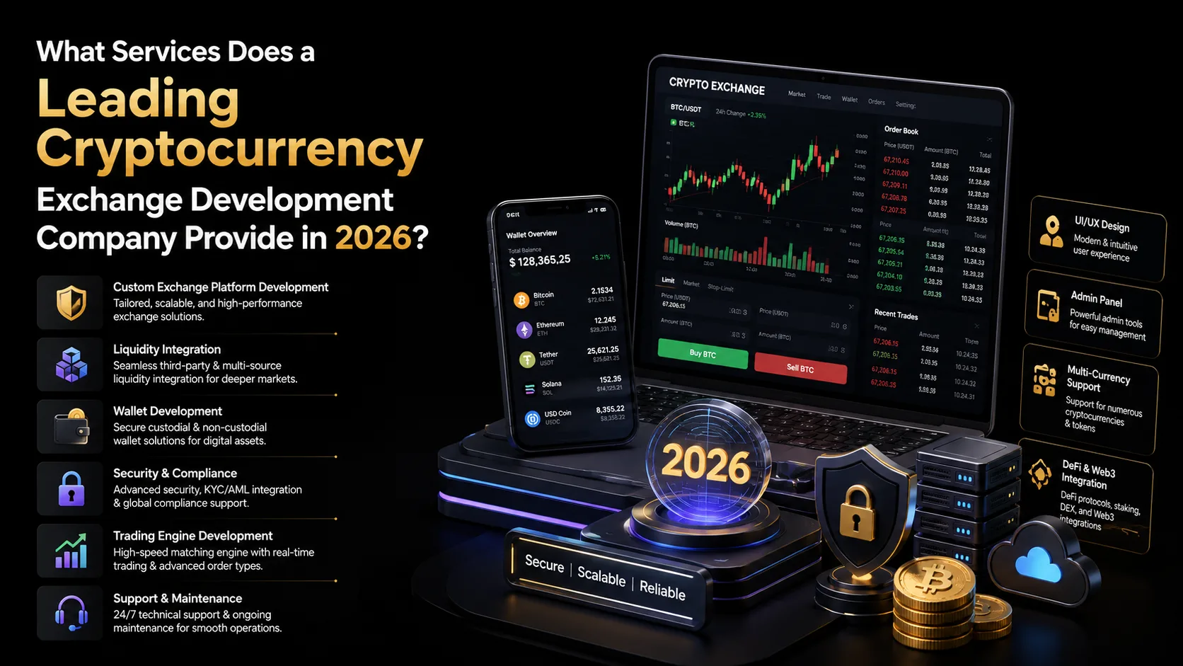 What Services Does a Leading Cryptocurrency Exchange Development Company Provide in 2026?