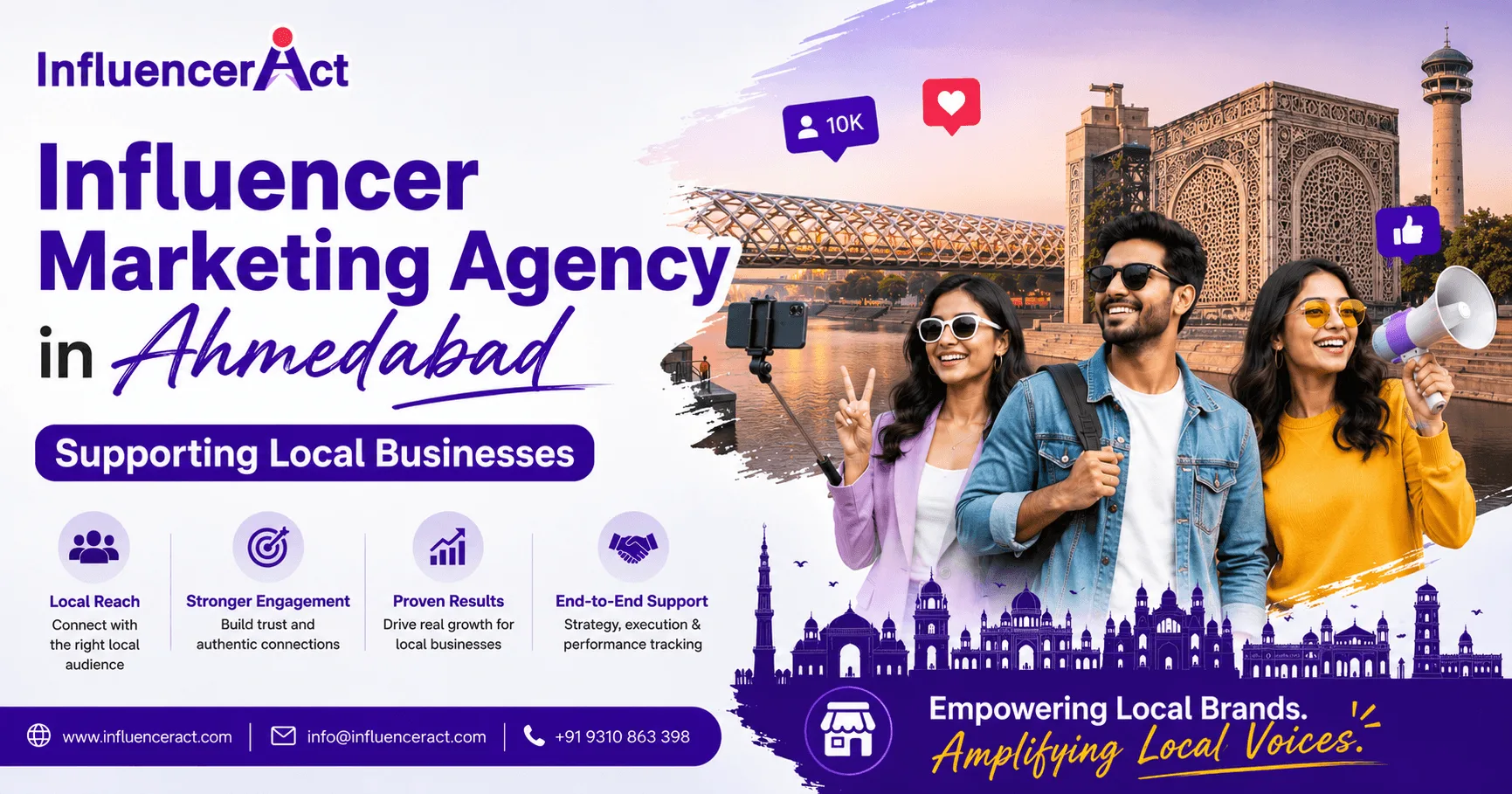 Influencer Marketing Agency in Ahmedabad Supporting Local Businesses