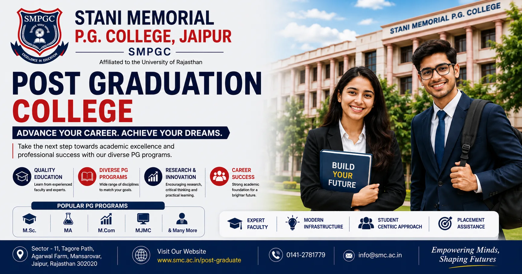 Post Graduation College in Rajasthan: Choose the Right Institution