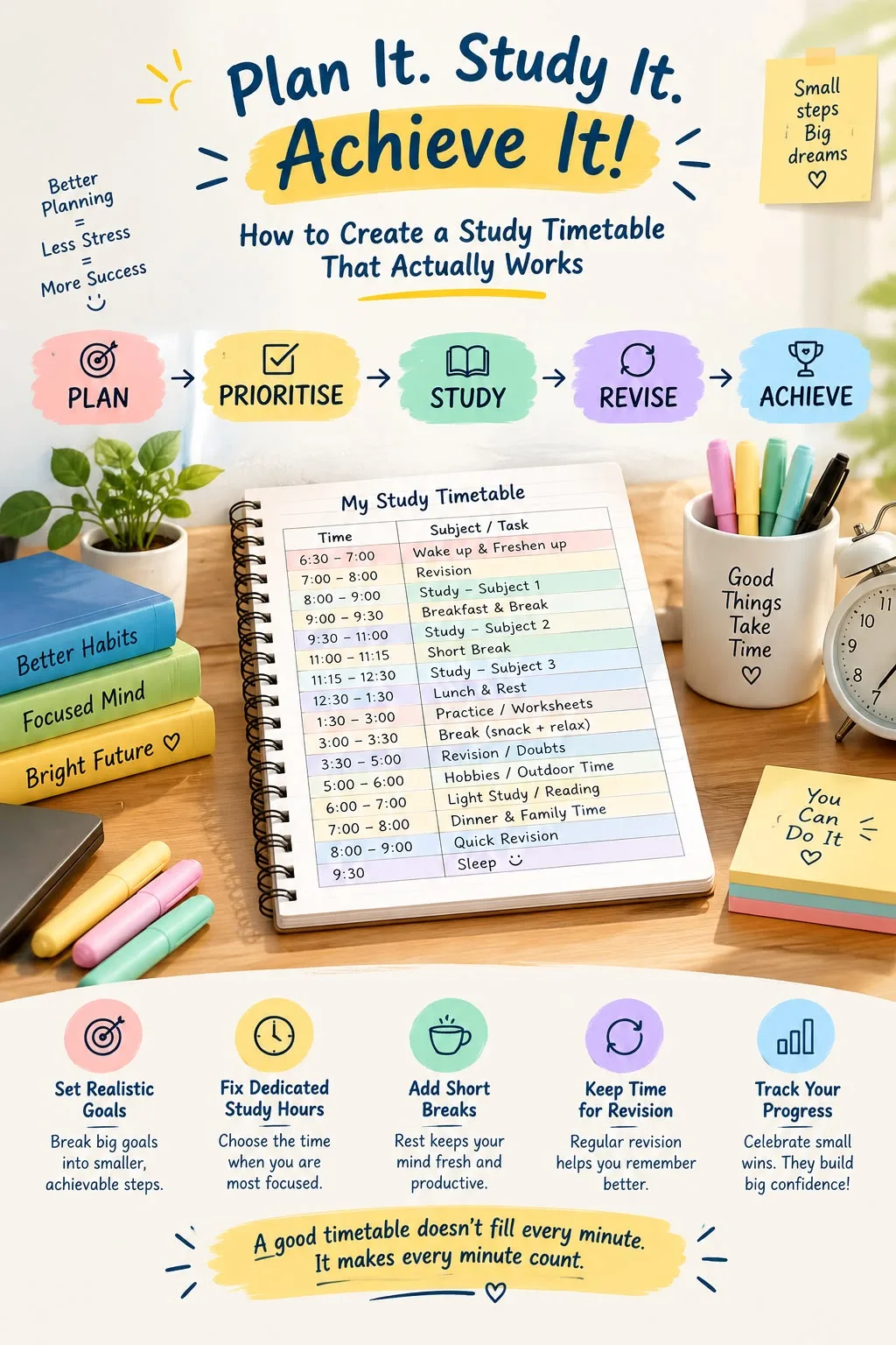 How to Create a Study Timetable That Actually Works