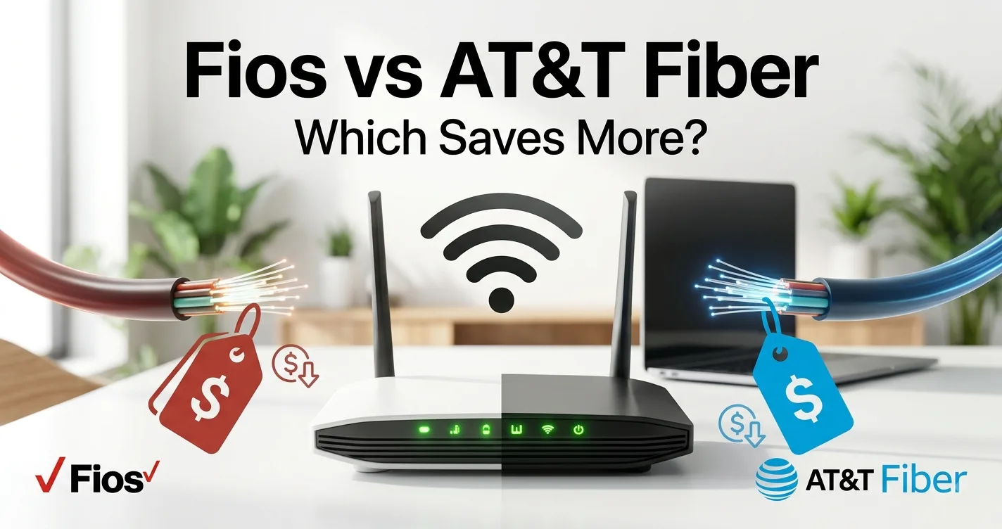 Verizon Fios vs AT&T Fiber: Which Home Internet Saves More?