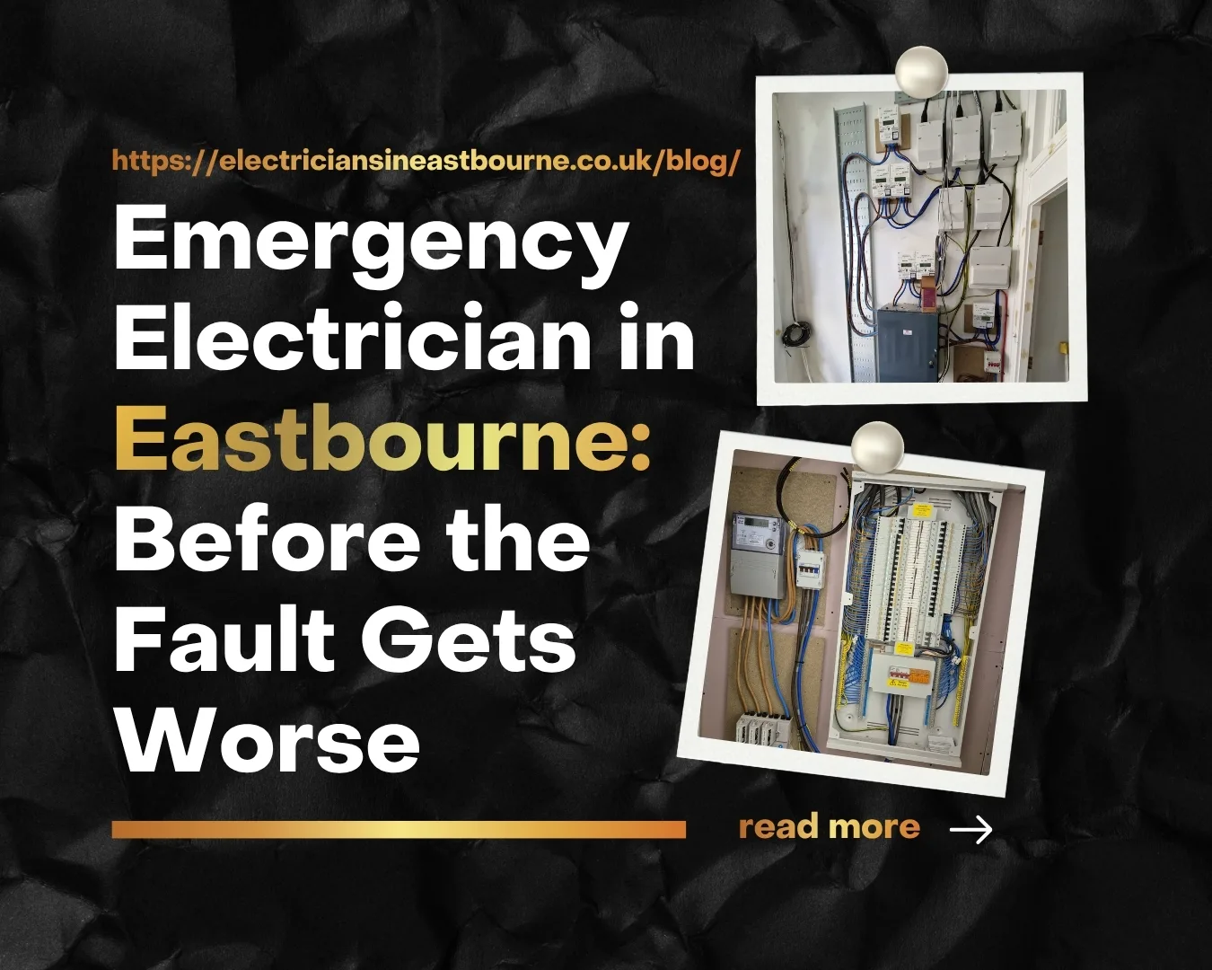 Emergency Electrician in Eastbourne: Before the Fault Gets Worse