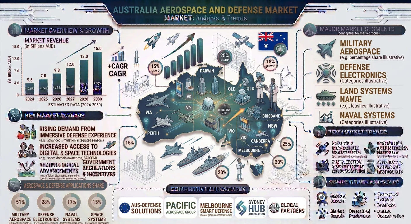 Australia Aerospace and Defense Market 2026 | Worth USD 21.4 Billion by 2034