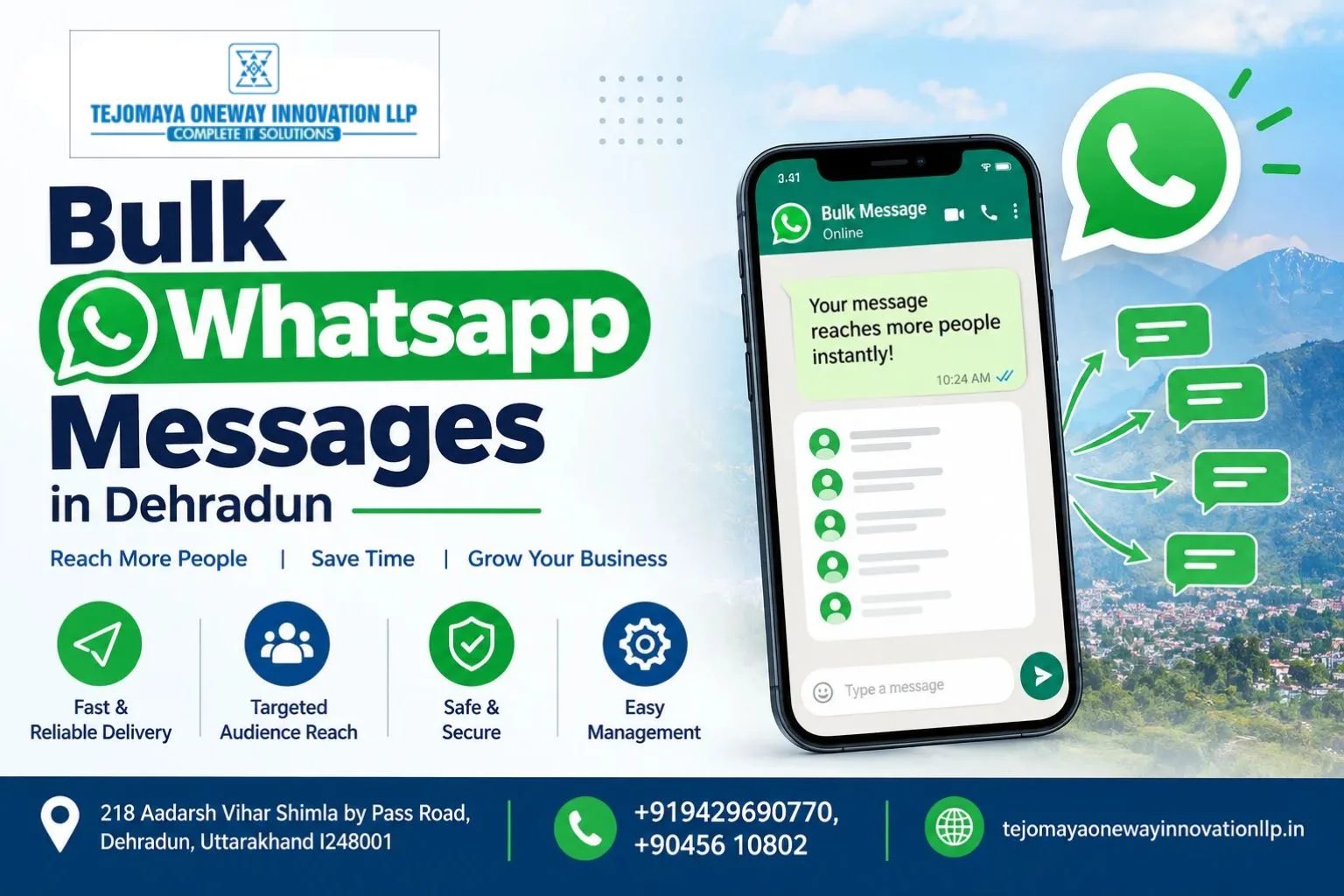 Bulk WhatsApp Messages in Dehradun Ideas for Better Engagement