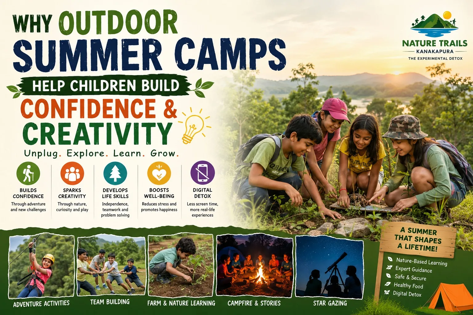 Why Outdoor Summer Camps Help Children Build Confidence and Creativity