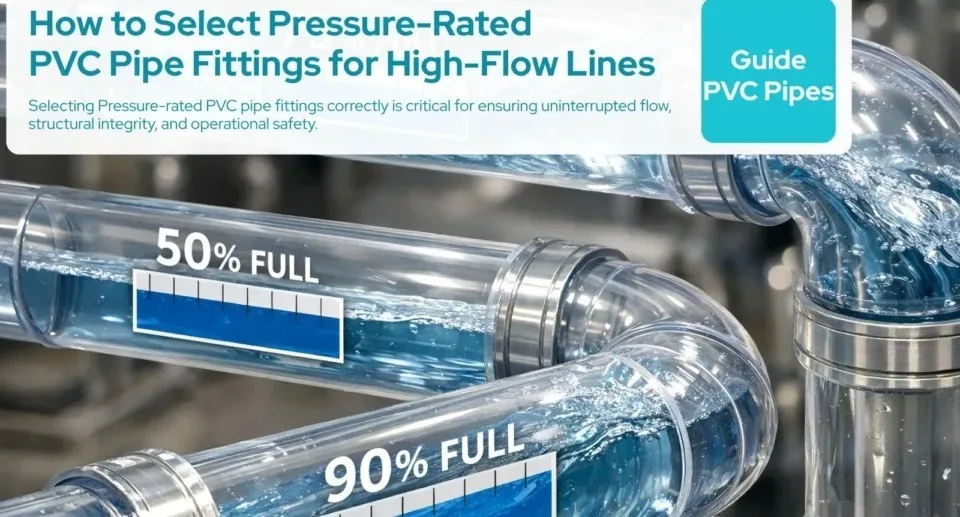 How to Select Pressure-Rated PVC Pipe Fittings for High-Flow Lines in 2026.
