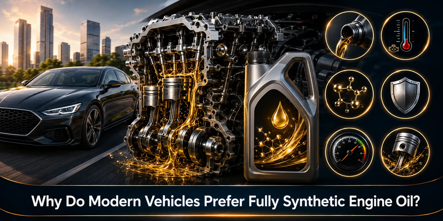 Why Do Modern Vehicles Prefer Fully Synthetic Engine Oil?