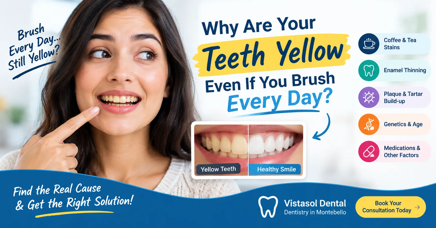 Why Are Your Teeth Yellow Even If You Brush Every Day?