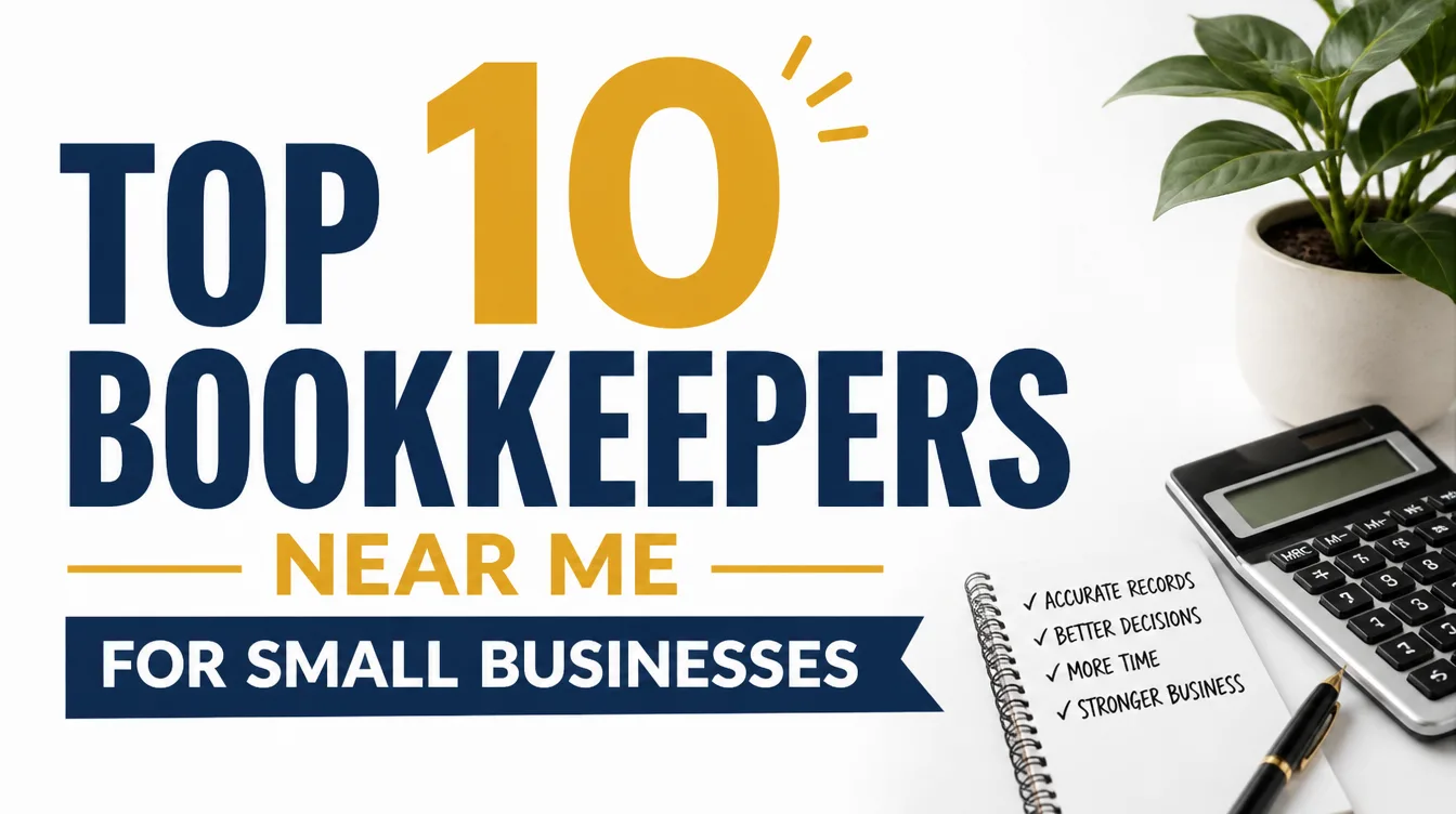 Top 10 Bookkeepers Near Me for Small Businesses