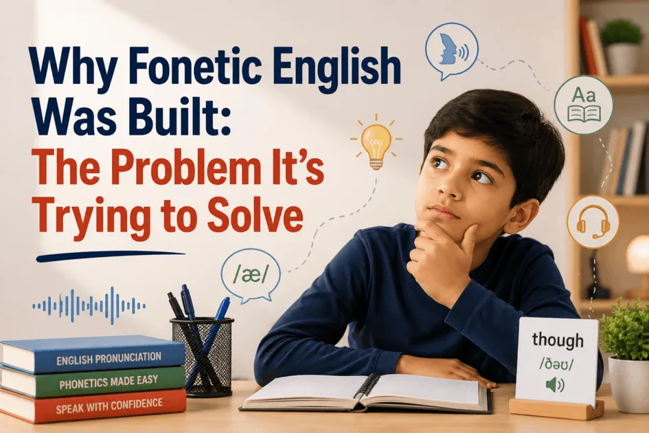 Why Fonetic English Was Built: The Problem It's Trying to Solve