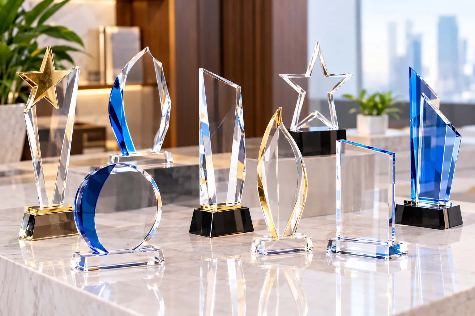 Creative Acrylic Trophy Designs for Corporate Awards and Ceremonies