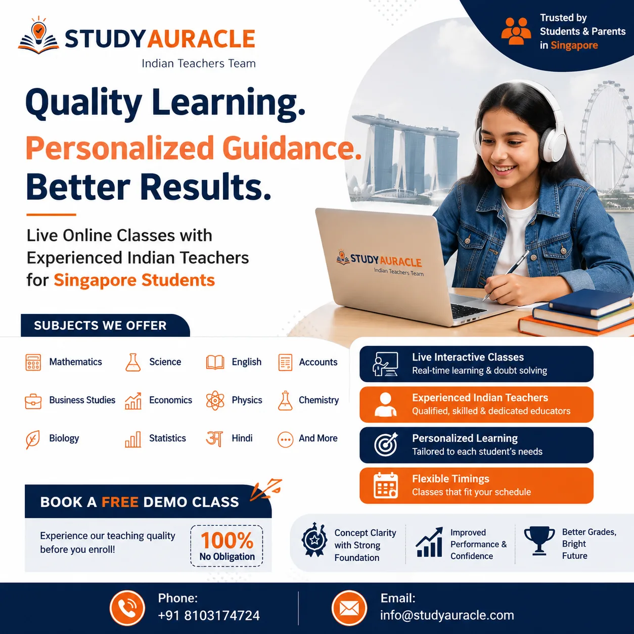 Indian Tutors in Singapore: Flexible Online Learning for Students