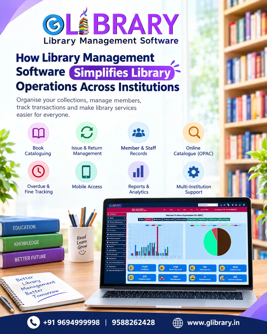How Library Management Software Simplifies Library Operations Across Institutions