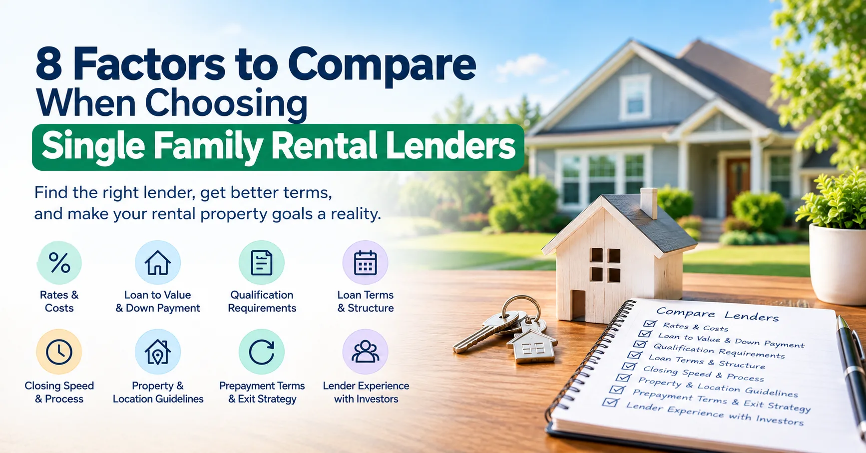 8 Factors to Compare When Choosing Single Family Rental Lenders