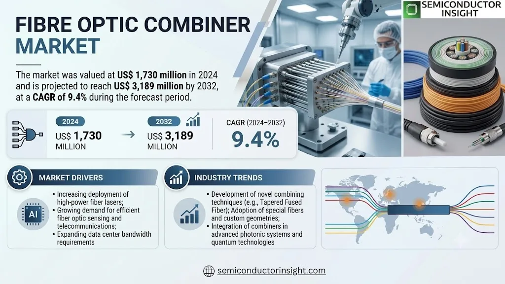 Which types of fibre optic combiners are expected to witness the highest demand during the forecast period?