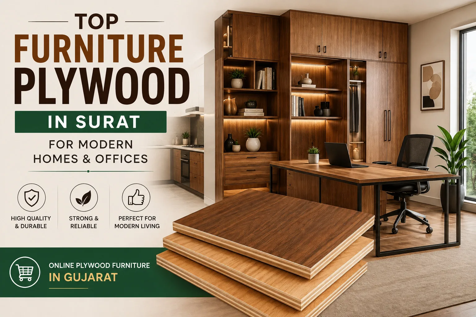 Top Furniture Plywood in Surat for Modern Homes and Offices