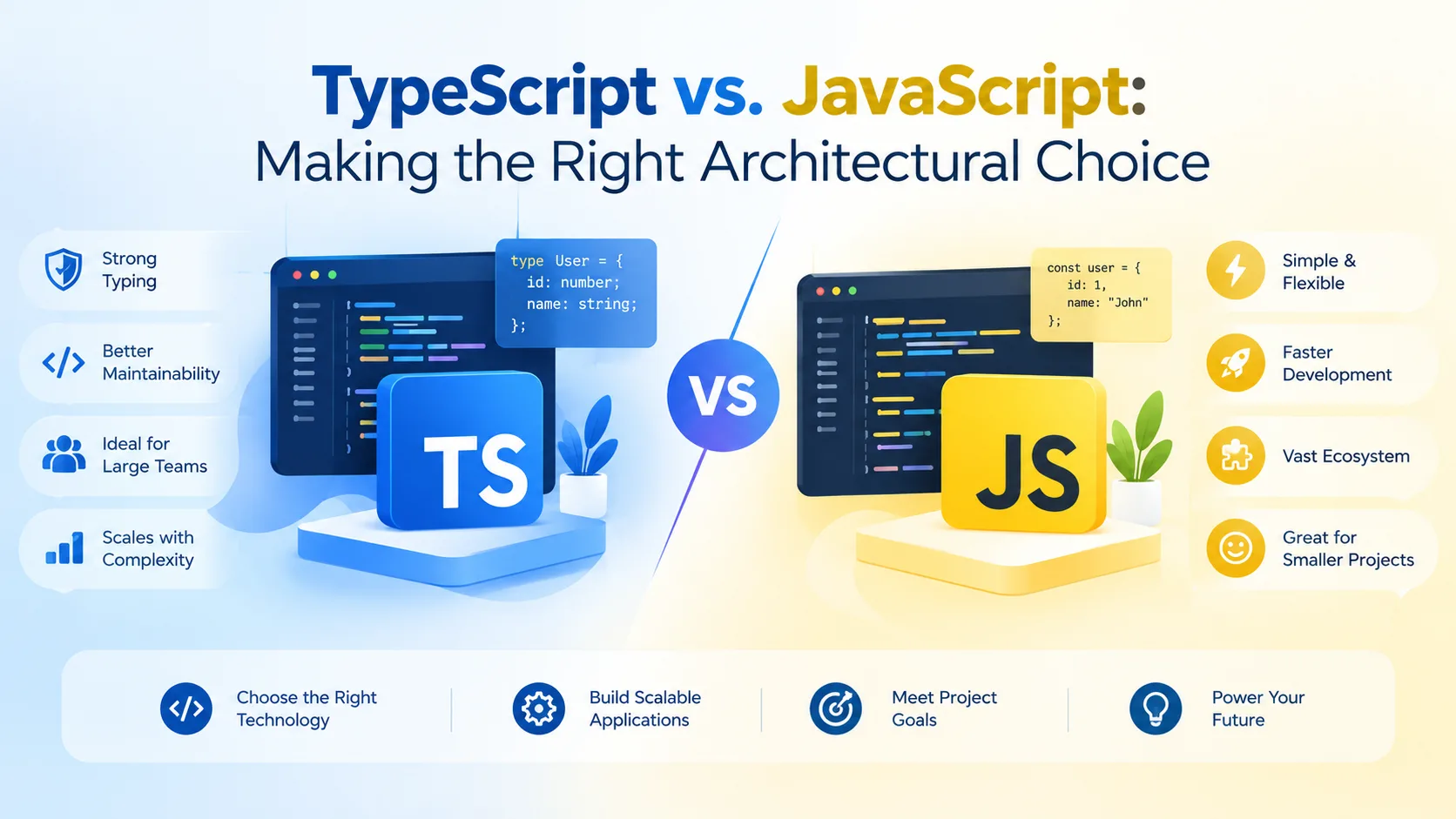 TypeScript vs. JavaScript​: Making the Right Architectural Choice