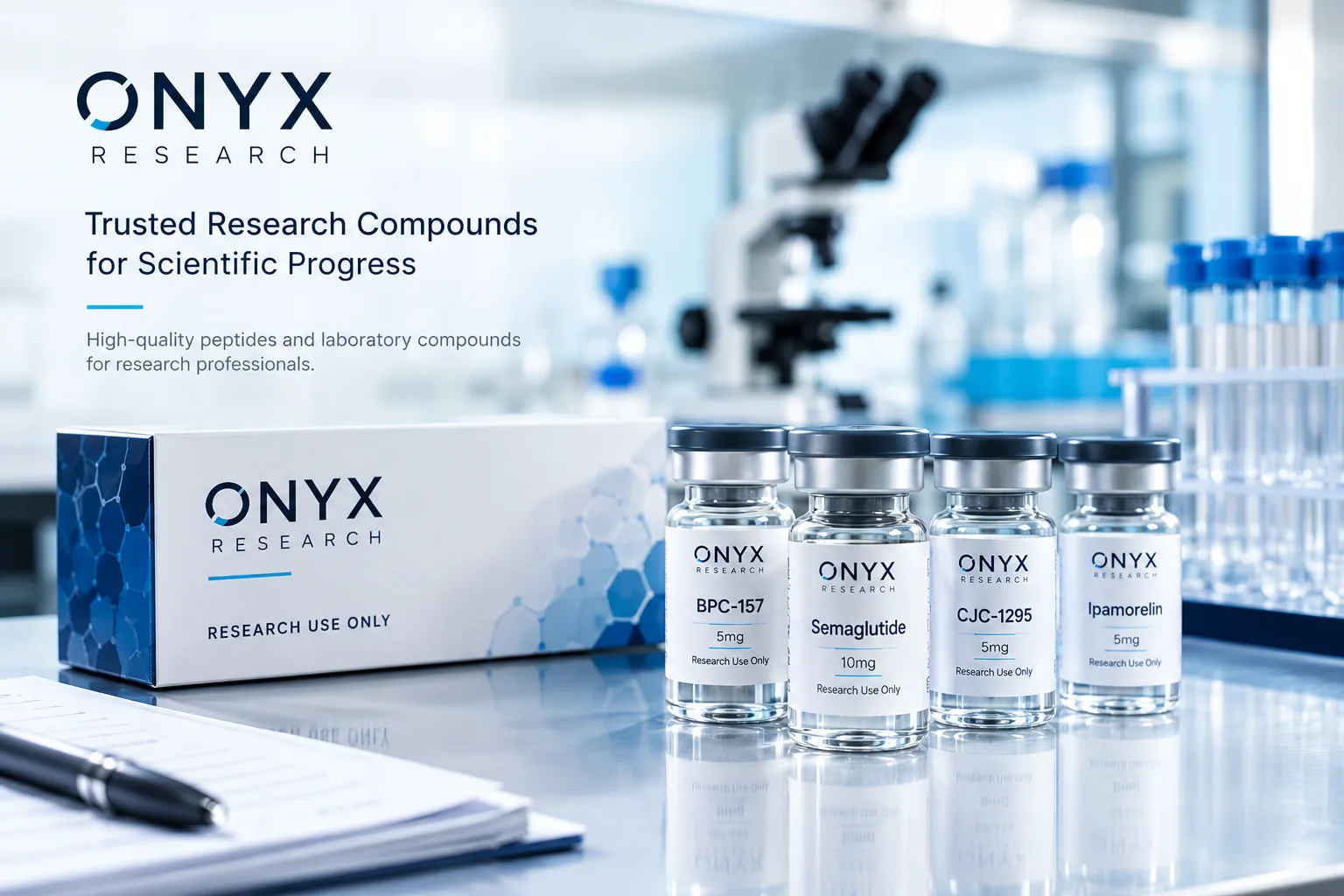 Onyx Research Peptides and Quality Laboratory Compounds for Scientific Research