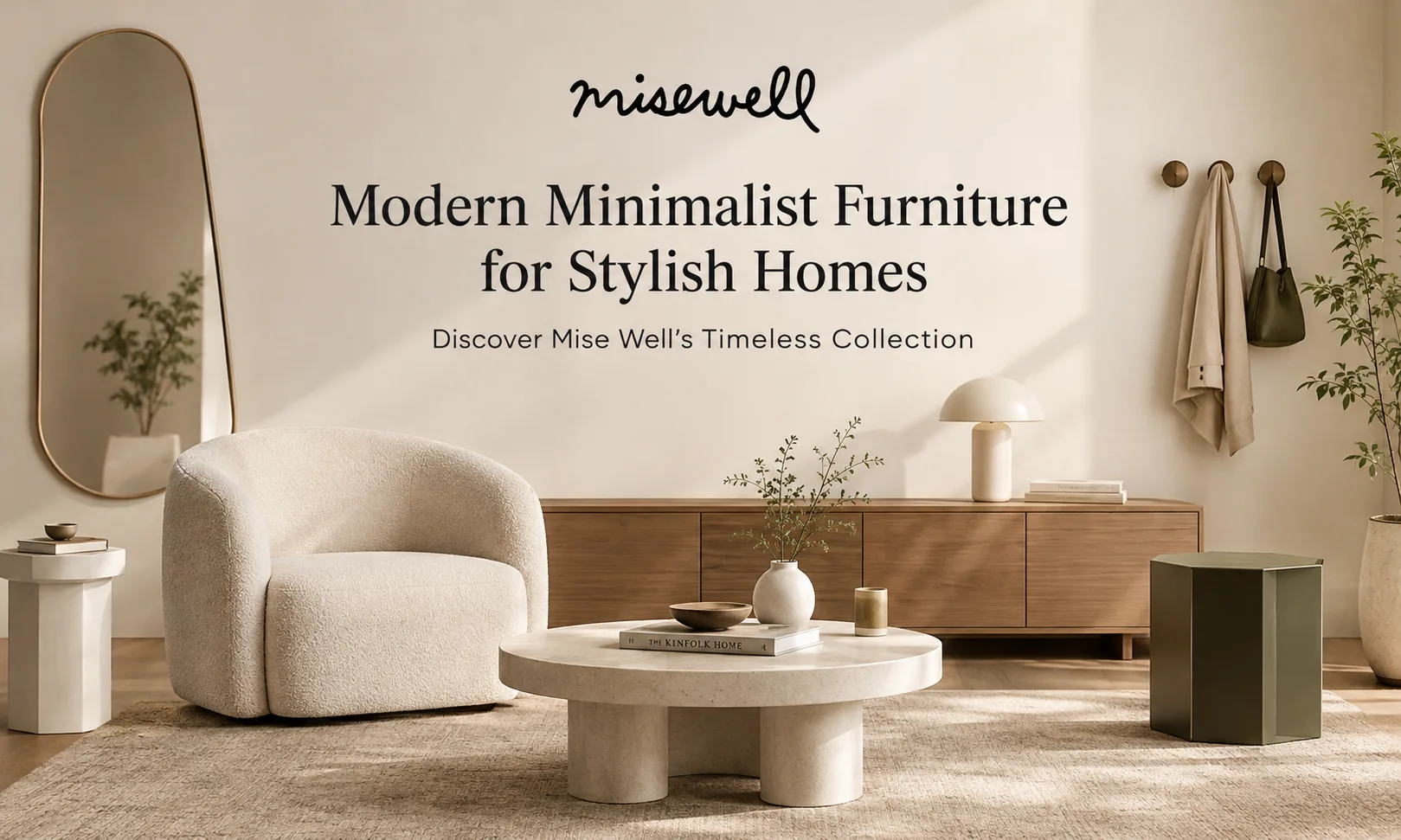 Modern Minimalist Furniture for Stylish Homes: Discover Mise Well’s Timeless Collection