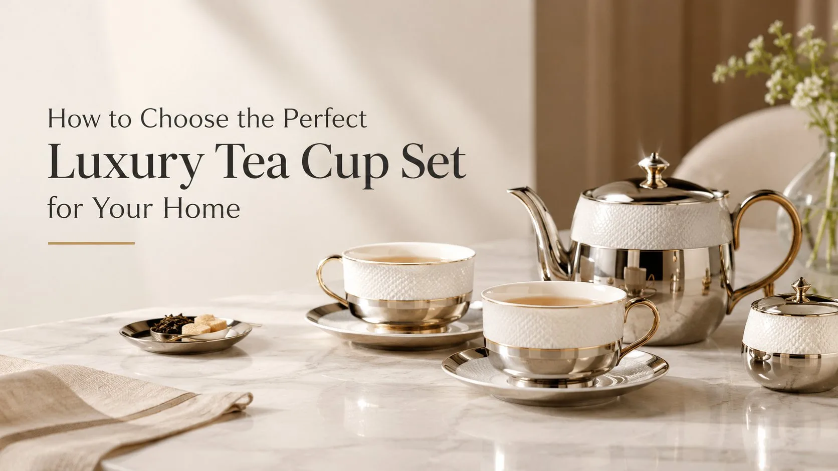 How to Choose the Perfect Luxury Tea Cup Set for Your Home