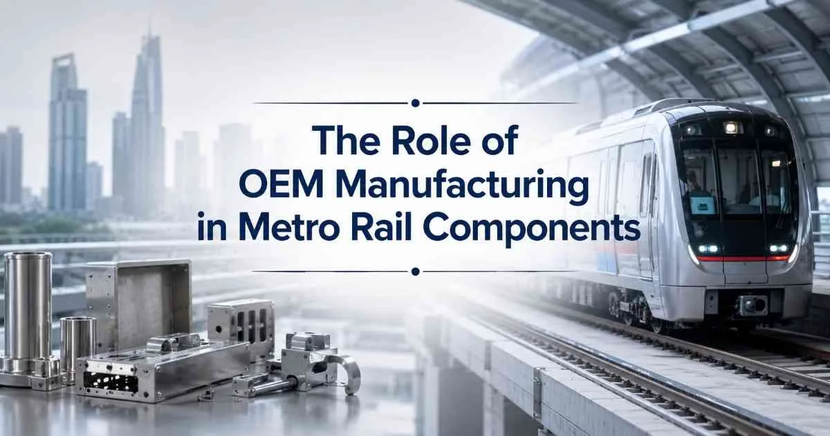 The Role of OEM Manufacturing in Metro Rail Components