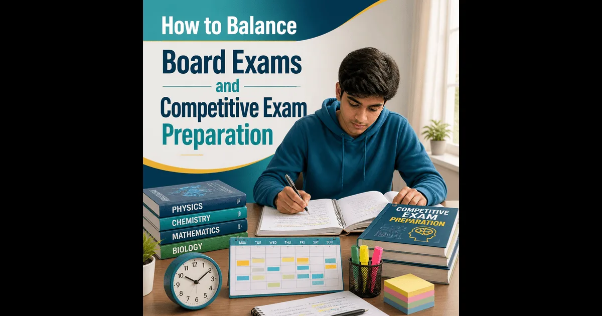 How to Balance Board Exams and Competitive Exam Preparation