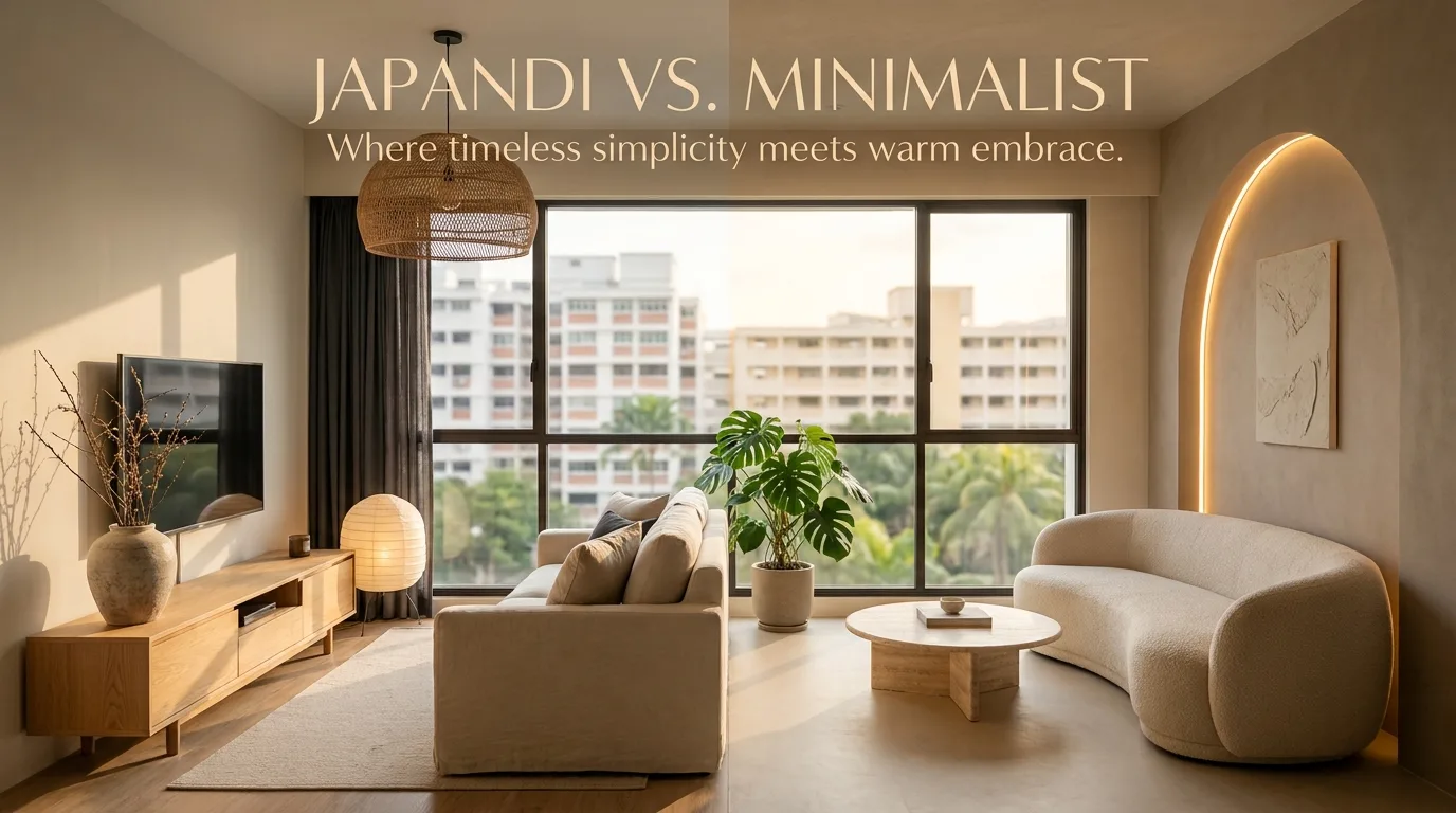 Japandi vs Warm Minimalism: Which Style Suits a Singapore Home Better?