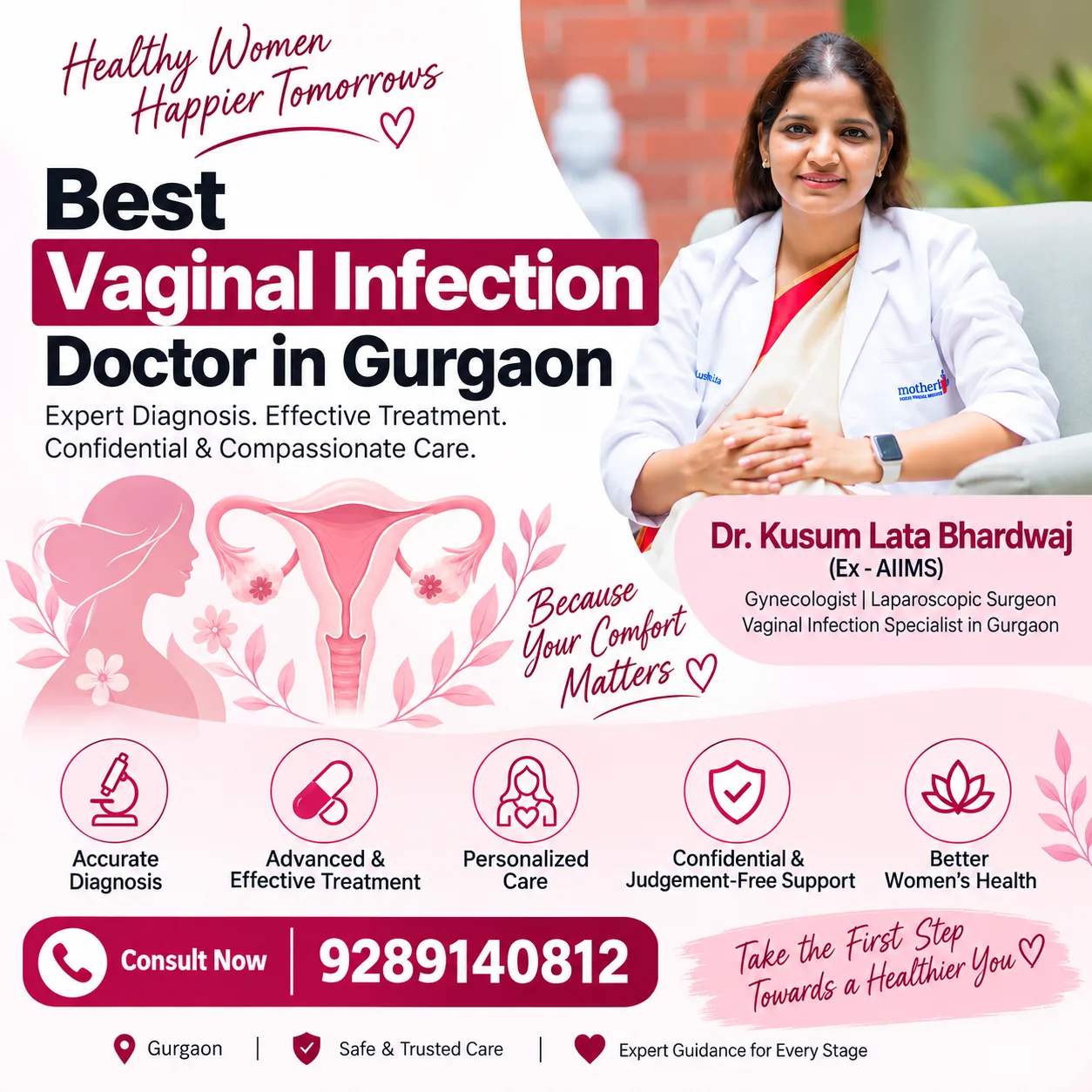 Best Vaginal Infections Doctor in Gurgaon | Know the Signs and Get the Right Treatment