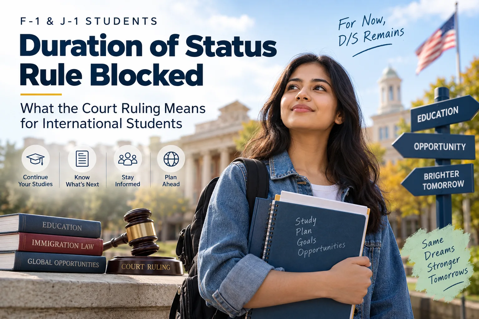 F-1 Duration of Status Rule Blocked: What Students Need to Know