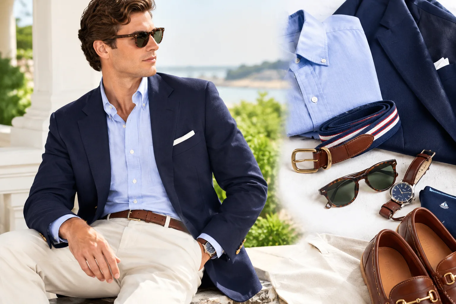 How a Custom Canvas Belt and Embroidered Shorts Elevate Men’s Style