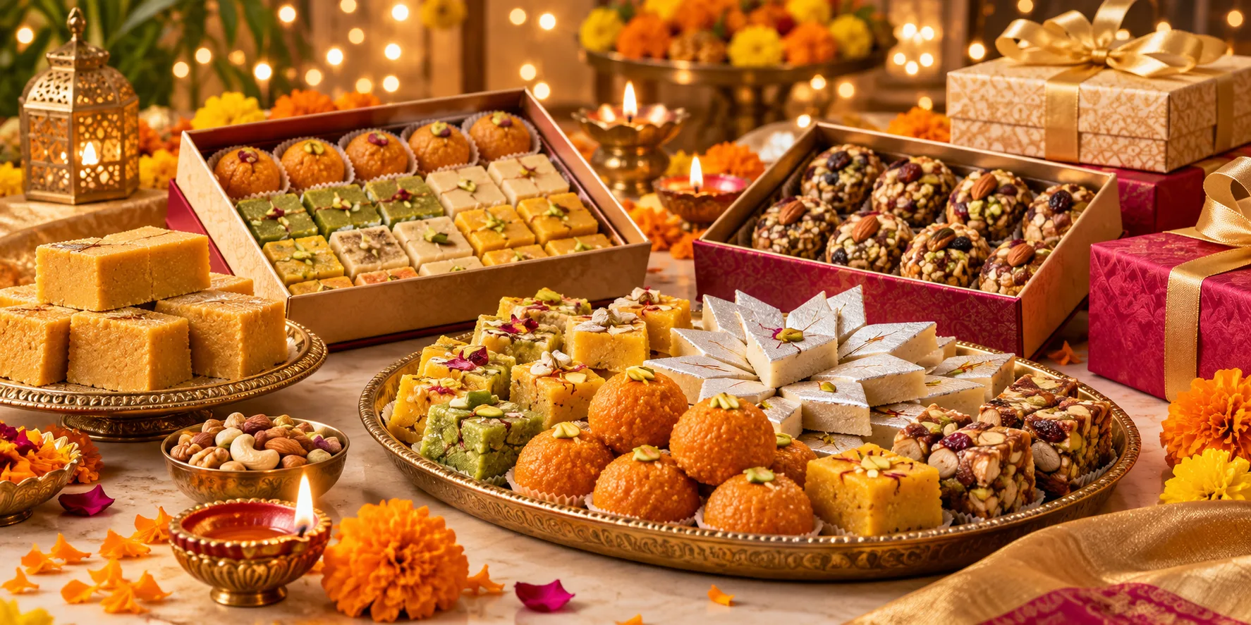 Diwali Sweet Gift Box Online | Asha Sweet Center