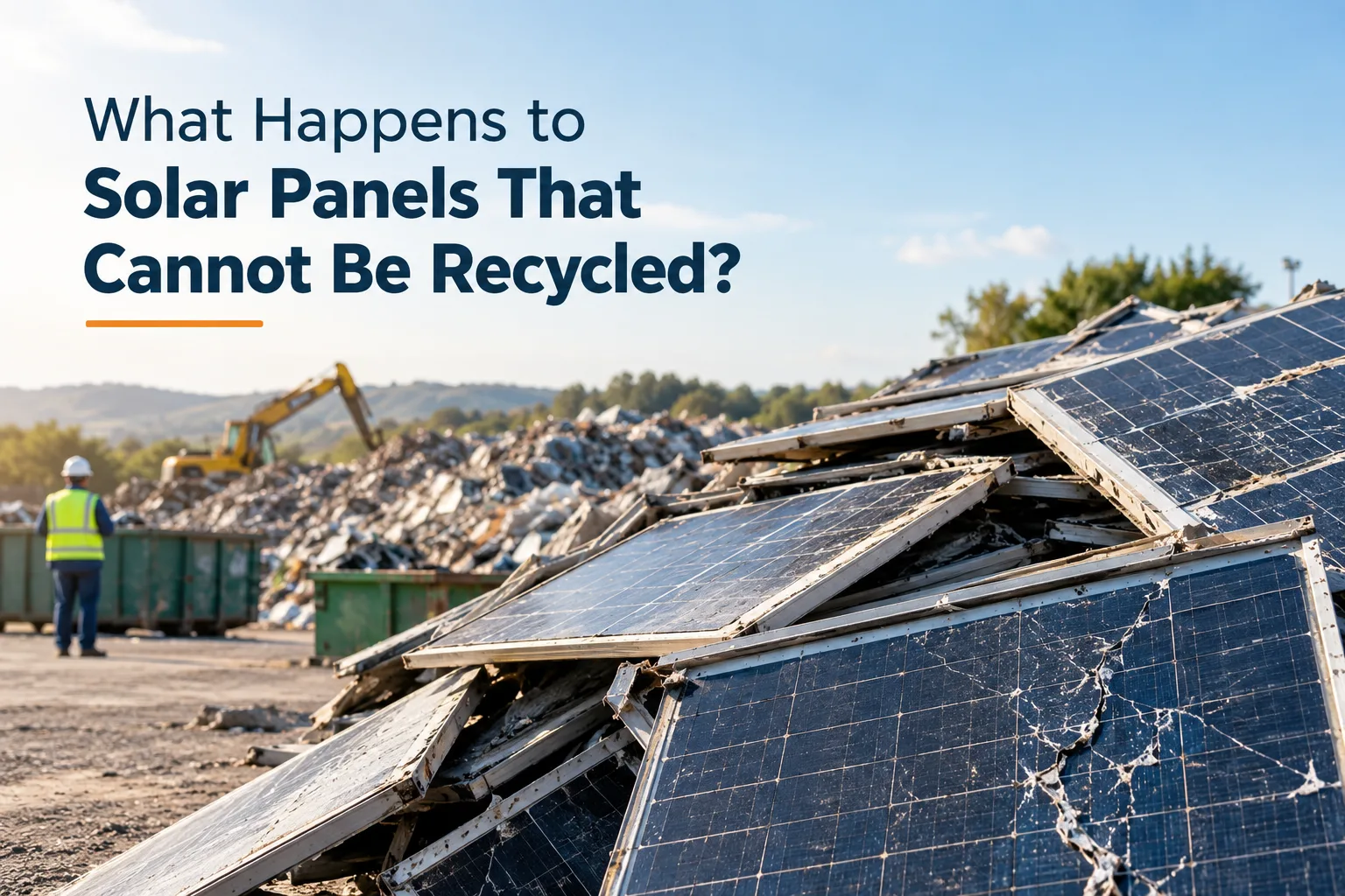 What Happens to Solar Panels That Cannot Be Recycled?
