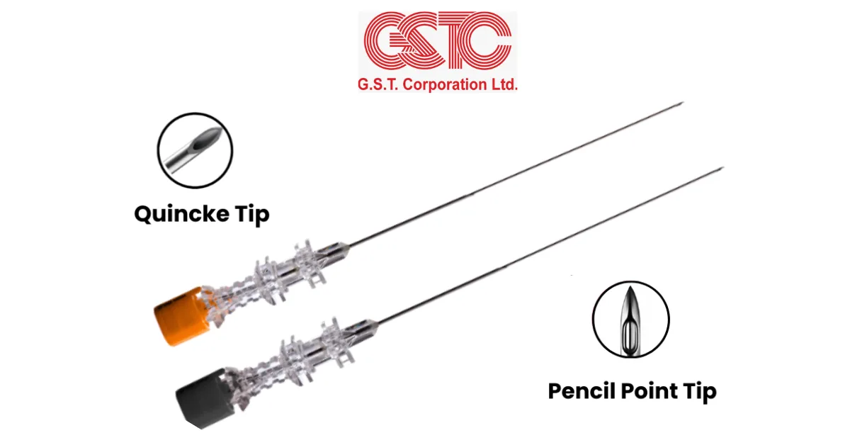 GSTC Spinal Needle Reliable Manufacturer & Exporter