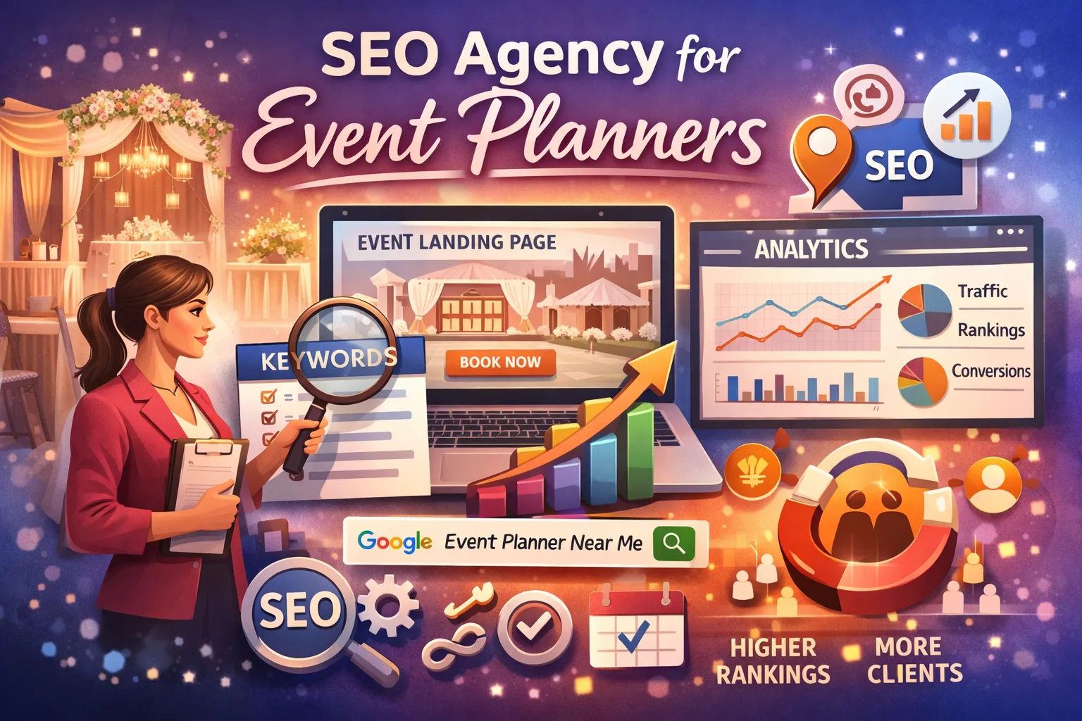 Why Hiring an SEO agency for Event Planners Is the Smartest Move for Consistent Bookings