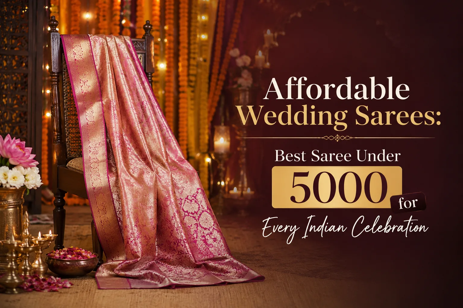 Affordable Wedding Sarees: Best Saree Under 5000 for Every Indian Celebration