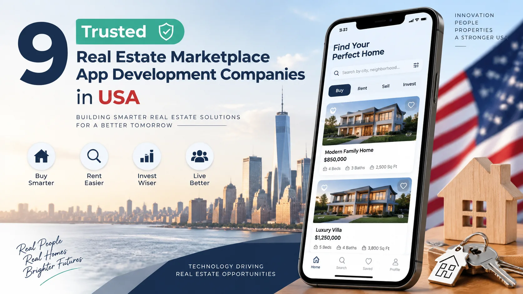 9 Trusted Real Estate Marketplace App Development Companies in USA