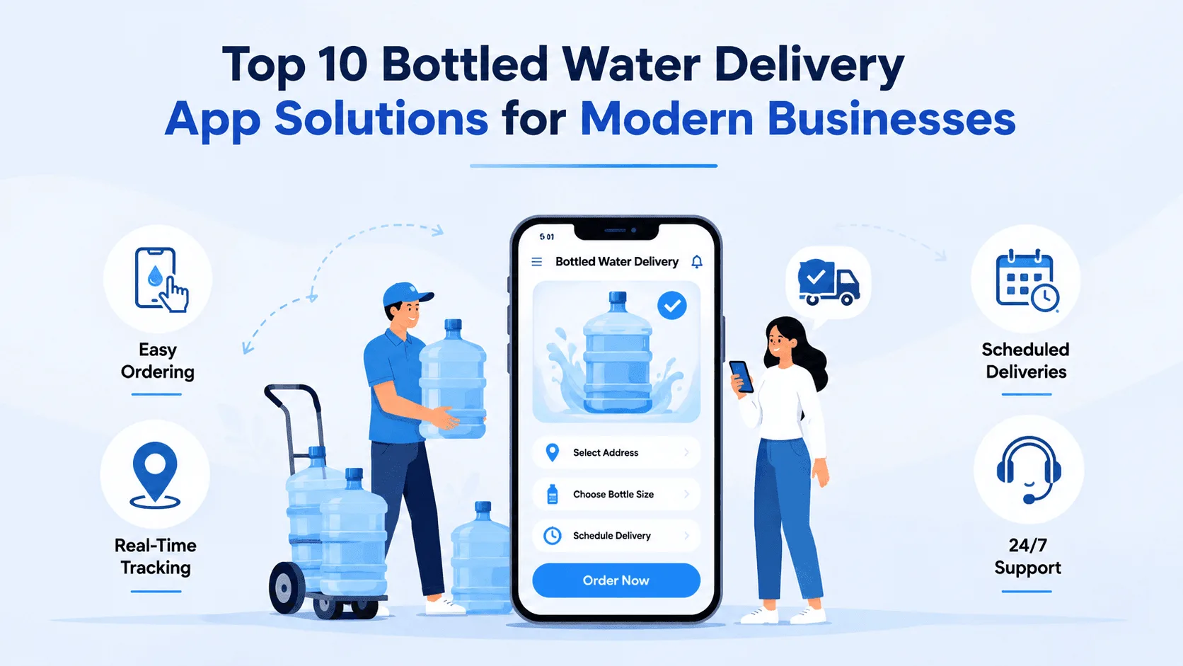Top 10 Bottled Water Delivery App Solutions for Modern Businesses