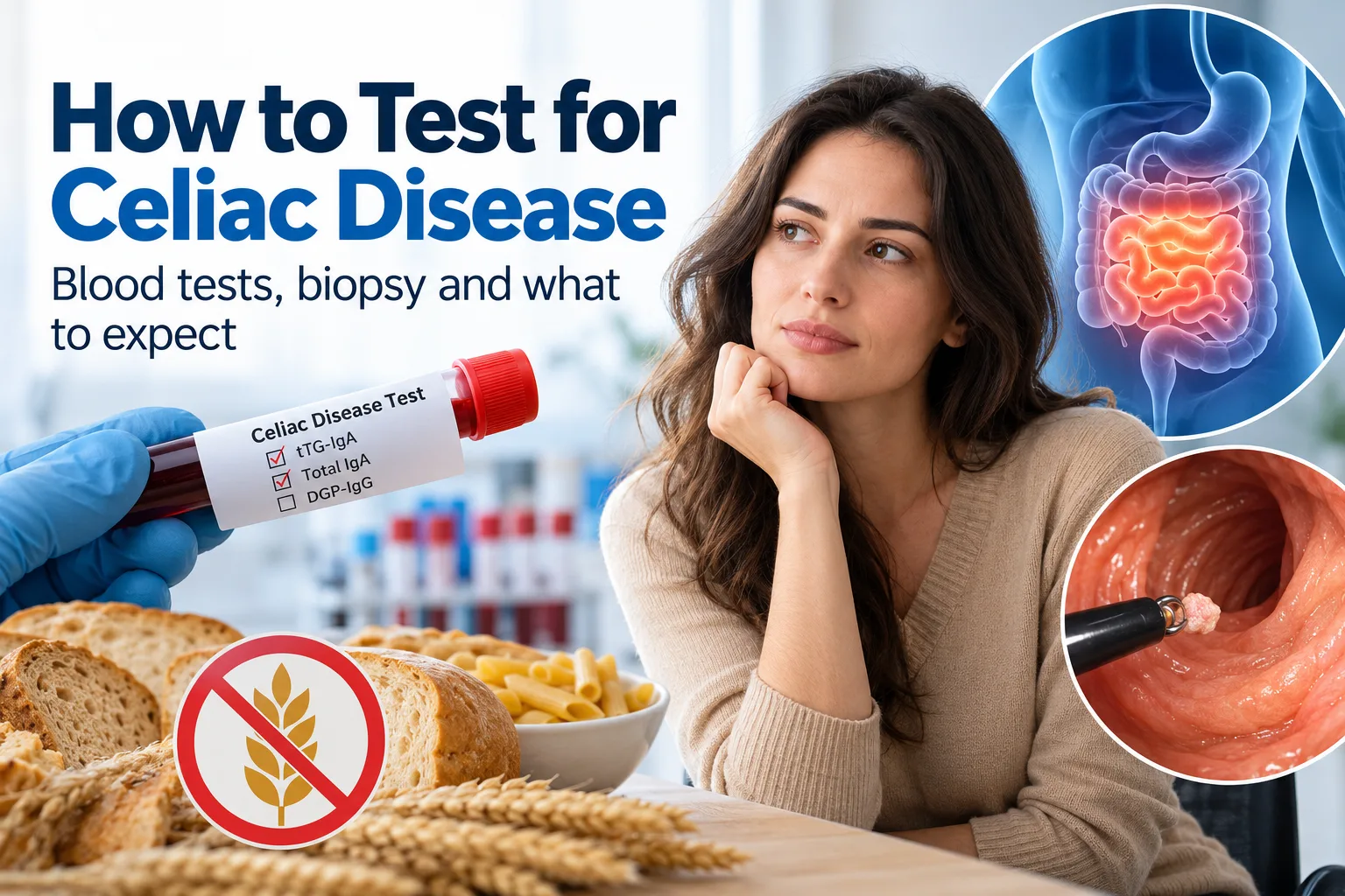 How to Test for Celiac Disease: Blood Tests, Biopsy and What to Expect